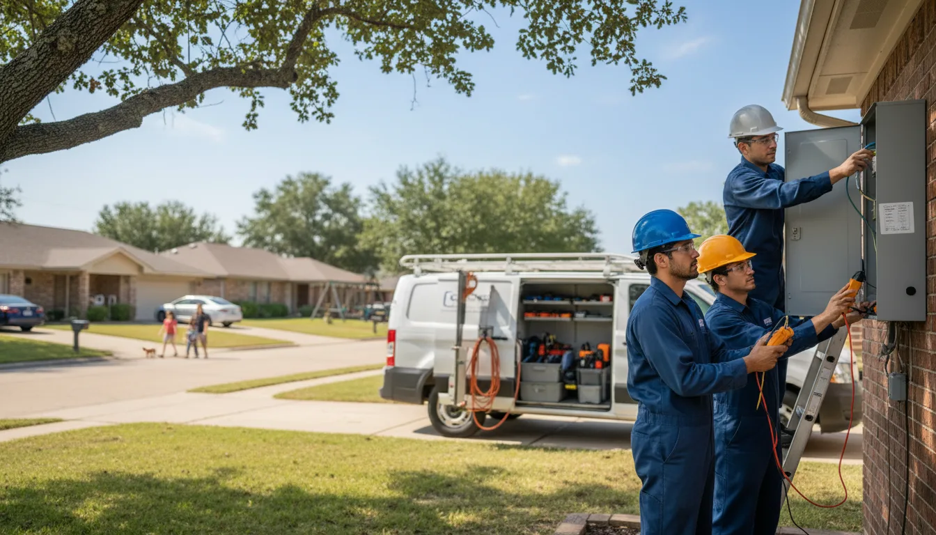 Certified electrician providing emergency electrical services in Mcallen, TX